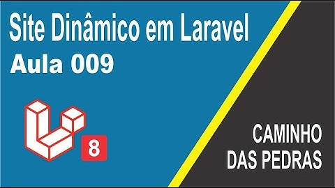 Site dinâmico com laravel 8 - Ep. 009