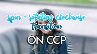 spin + rotating clockwise transition on ccp // jamellahjpm