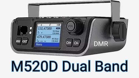NEW - CHIERDA M520D DMR / ANALOGUE BASE STATION Bluetooth GPS