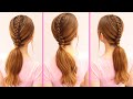 Easy Braided low ponytail!