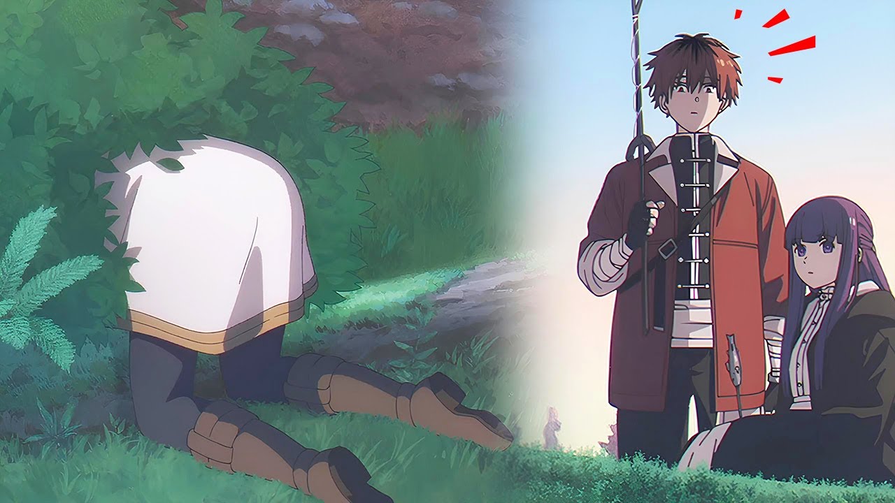 Frieren Found Something Not Very Interesting in That Bush