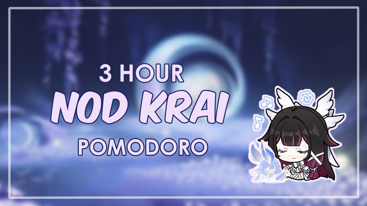 3 Hour Focus Pomodoro | Study in Nod Krai | Genshin Impact OST | 50/10 Sessions