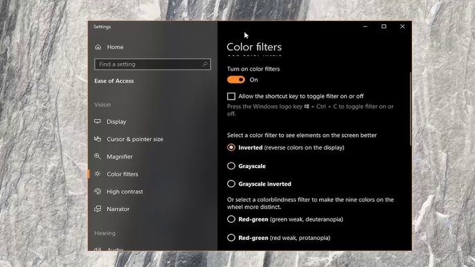 Keyboard Shortcuts To Invert Colors On PC - The Blind Life 