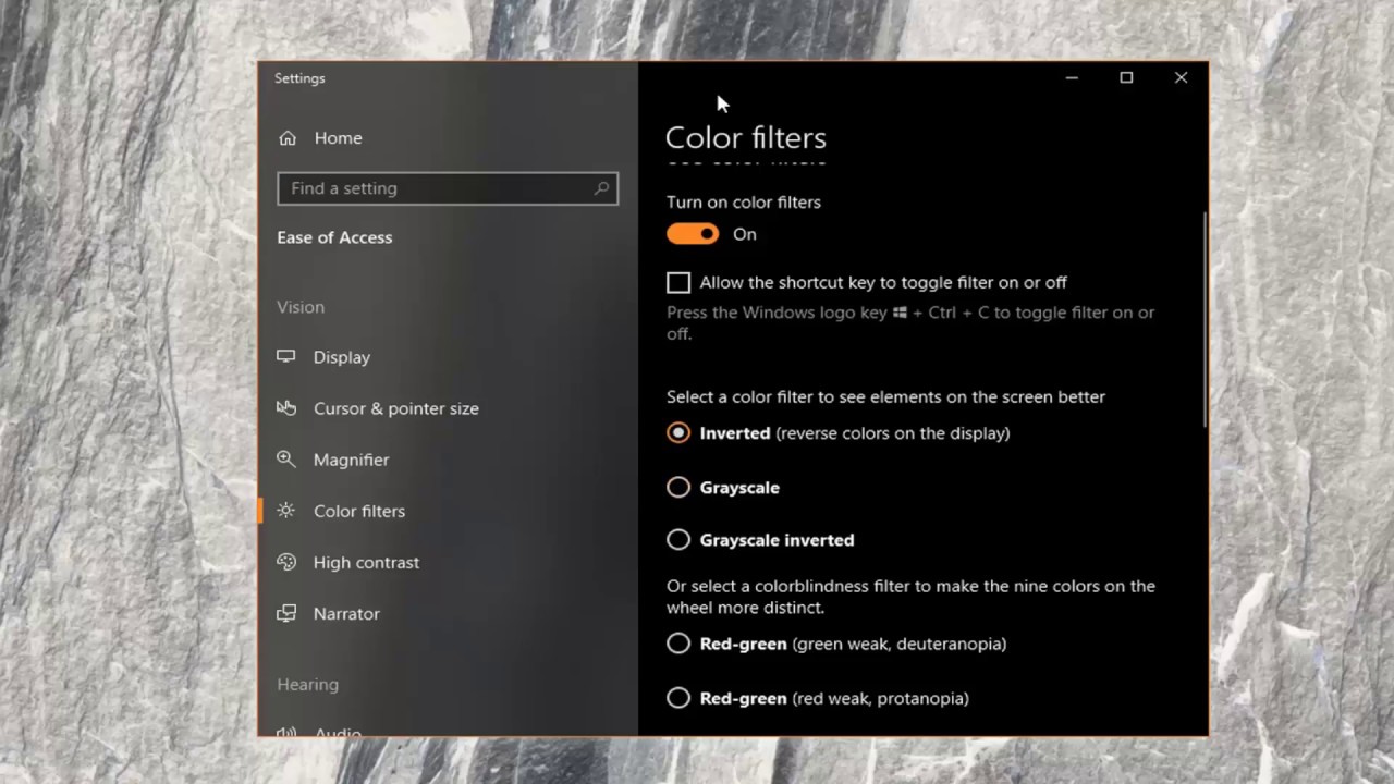 Windows 10 Tip: How To Turn On Color Filters to Grayscale Your Whole  Desktop 