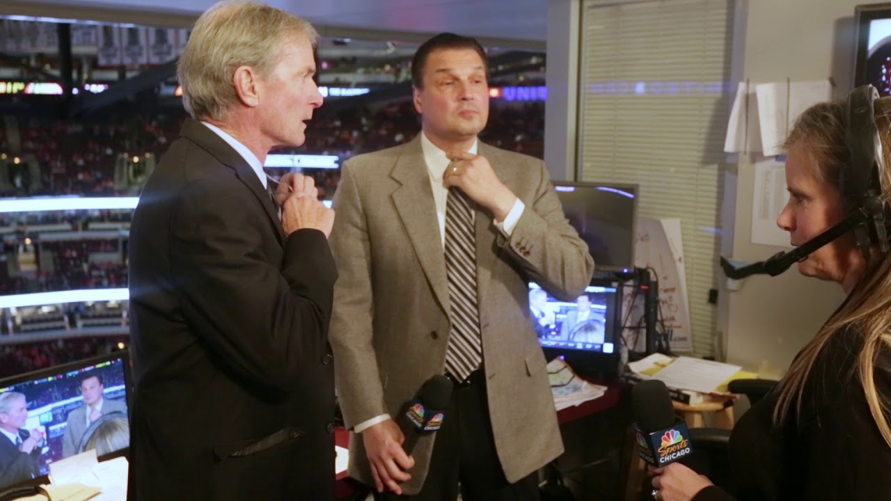 After cancer battle, Blackhawks' Pat Foley and Eddie Olczyk bond grows even  stronger