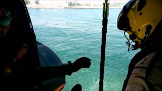 Grupul Naval de Forte pentru Operatii Speciale - Insertie fast rope