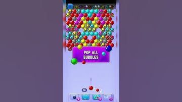Bubble Shooter Gameplay | Pop All Bubbles | #Shorts #Game #short #ShortVideo #BubbleShooter