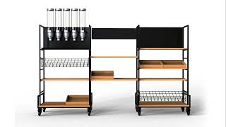 Modulite Shelving System By Rosseto