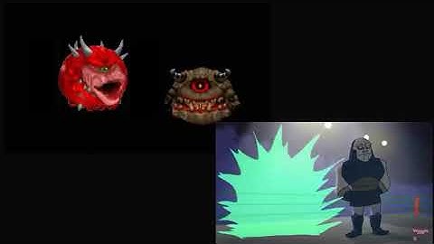 cacodemon vs pain elemental beatbox and thanos vs darkside beatbox comparison