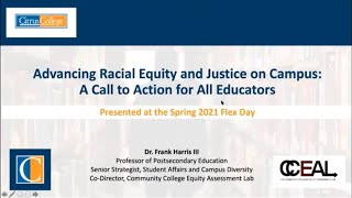 Part 1 of 2: Advancing Racial Equity & Justice on Campus: Aligning Culture with Strategy