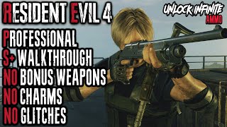 Resident Evil 4 Remake (PS5) Professional S+ Run- No Bonus Weapons, No Charms, No Commentary