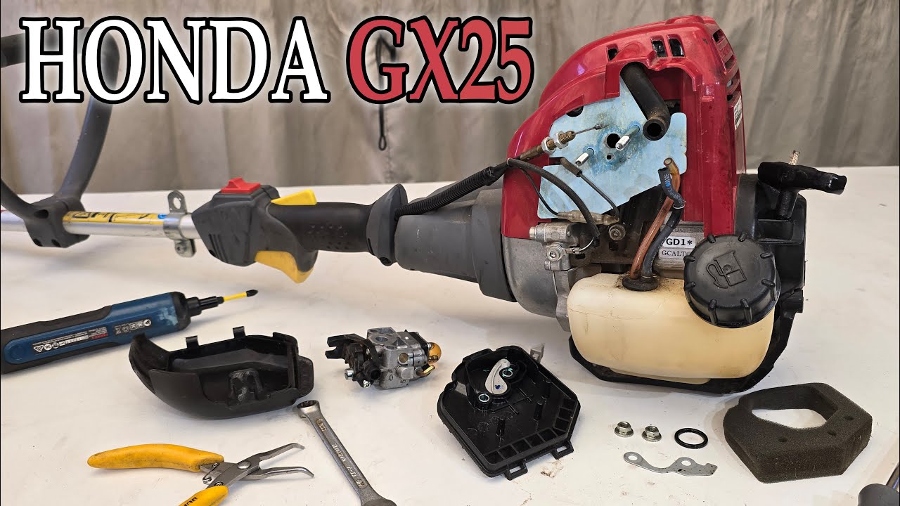 VTECH 130 - Ремонт неисправного триммера Honda GX25