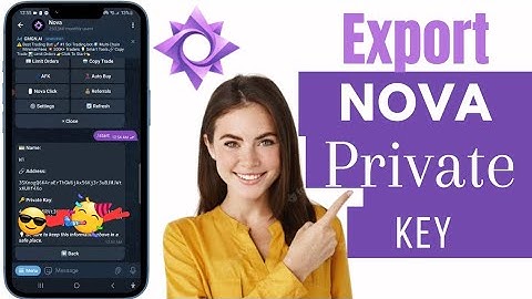 How To Export Nova Private Key | Export Private Key Nova