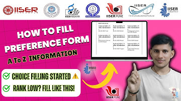 IISER 2025 Preference Filling Begins! Step-by-Step Guide 🔥 | IISER INTELLECT