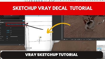 sketchup vray tutorial / how to use vray decal tool