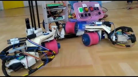 Robocon 2016 Hybrid Bot 3rd test run by SRM Team Robocon KTR