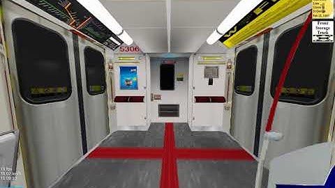 OpenBve #26 -  Line 1 Yonge University   Toronto Rocket subway train