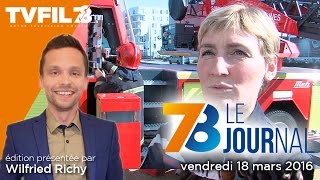 7/8 Le journal – Edition du vendredi 18 mars 2016