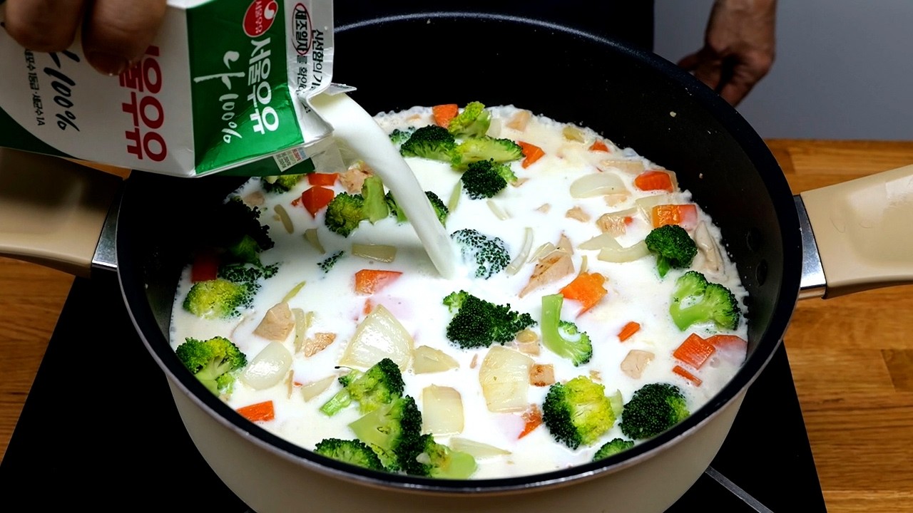 밥 대신 크림수프를 드세요