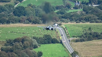 USAF F15E flights in the Mach Loop 13/09/23