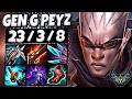 Lucian vs kaisa adc  gen g peyz  korea challenger patch 148 