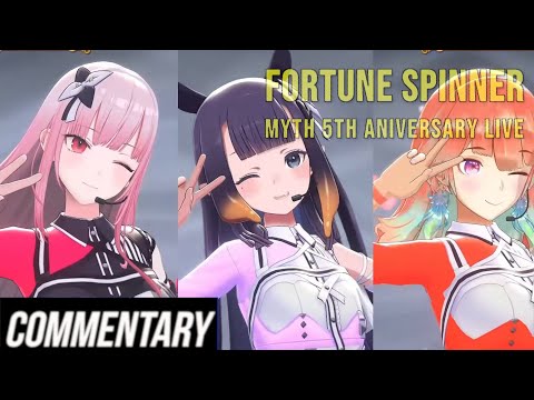 [Blind Reaction] Fortune Spinner - Hololive Myth 5th Anniversary 3D Live