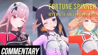 [Blind Reaction] Fortune Spinner -  Hololive Myth 5th Anniversary 3D Live