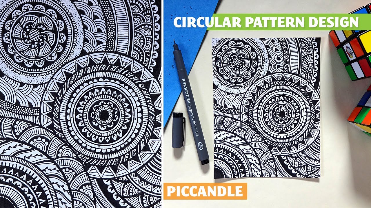 Doodle Circular Pattern Design Mandala YouTube