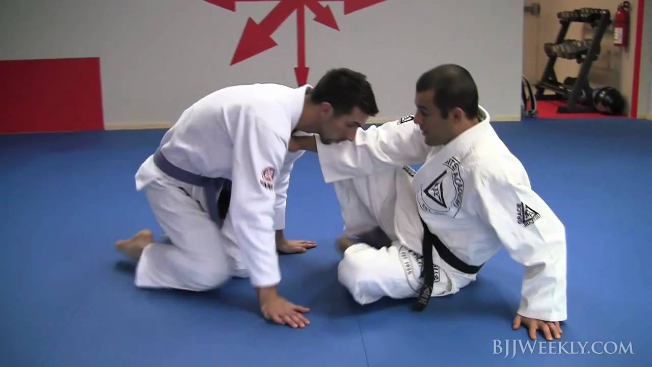 Gracie Jiu Jitsu - Ryron Gracie - Open Guard Loop Choke - YouTube