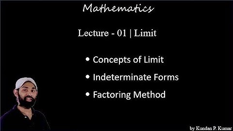 Limit | Lecture - 01 | GATE 2022 | Engineering Mathematics | GATE Questions 1994-2021