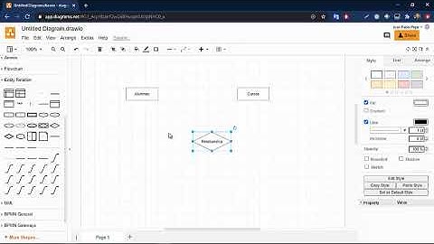 Tutorial Draw.io - Modelo Entidad Relación