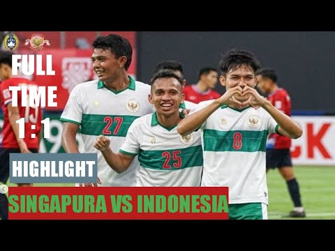 HIGHLIGHT SINGAPURA VS INDONESIA SEMIFINAL LAG 1 AFF SUZUKI CUP 2020