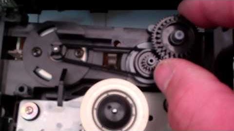 Replacing Sony CD Player Tray Belt CDP-297 and MORE