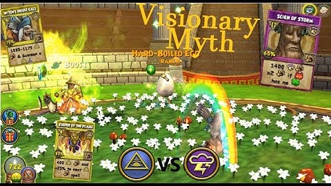 Hard boiled minion is ACTUALLY useful?! Wizard101 Visionary Myth PvP