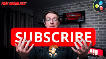Simple, easy, basic Subscribe button in Davinci Resolve 16 - MrAlexTech 5 Minute Friday #47