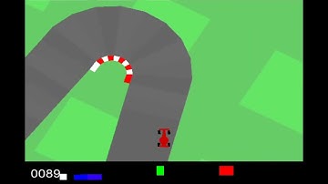 AI learns how to drive a race car (Continuous Actor critic, reinforcement learning)