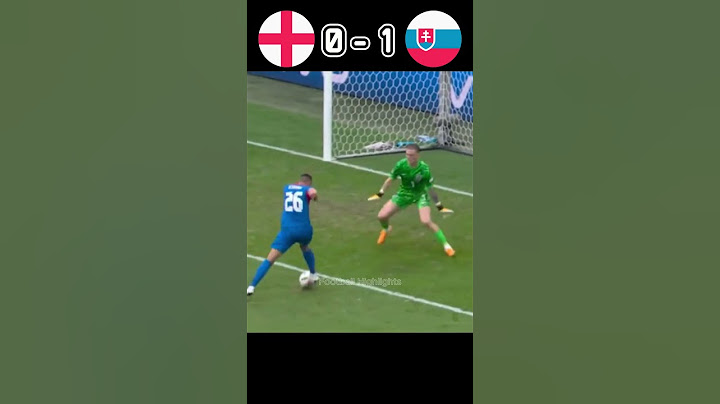 England vs Slovakia round of 16