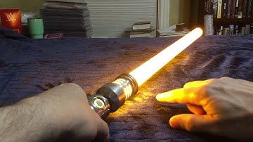 Vader’s Vault Ardent medium weathering, amber LED with white flash on clash