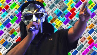 MF DOOM, More Rhymin’ | Rhyme Scheme Highlighted