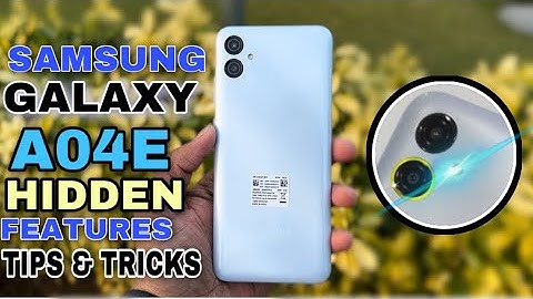 Samsung A04E Top 50+++ Hidden Features | Samsung Galaxy A04E Tips & Tricks| Samsung A04E Camera test
