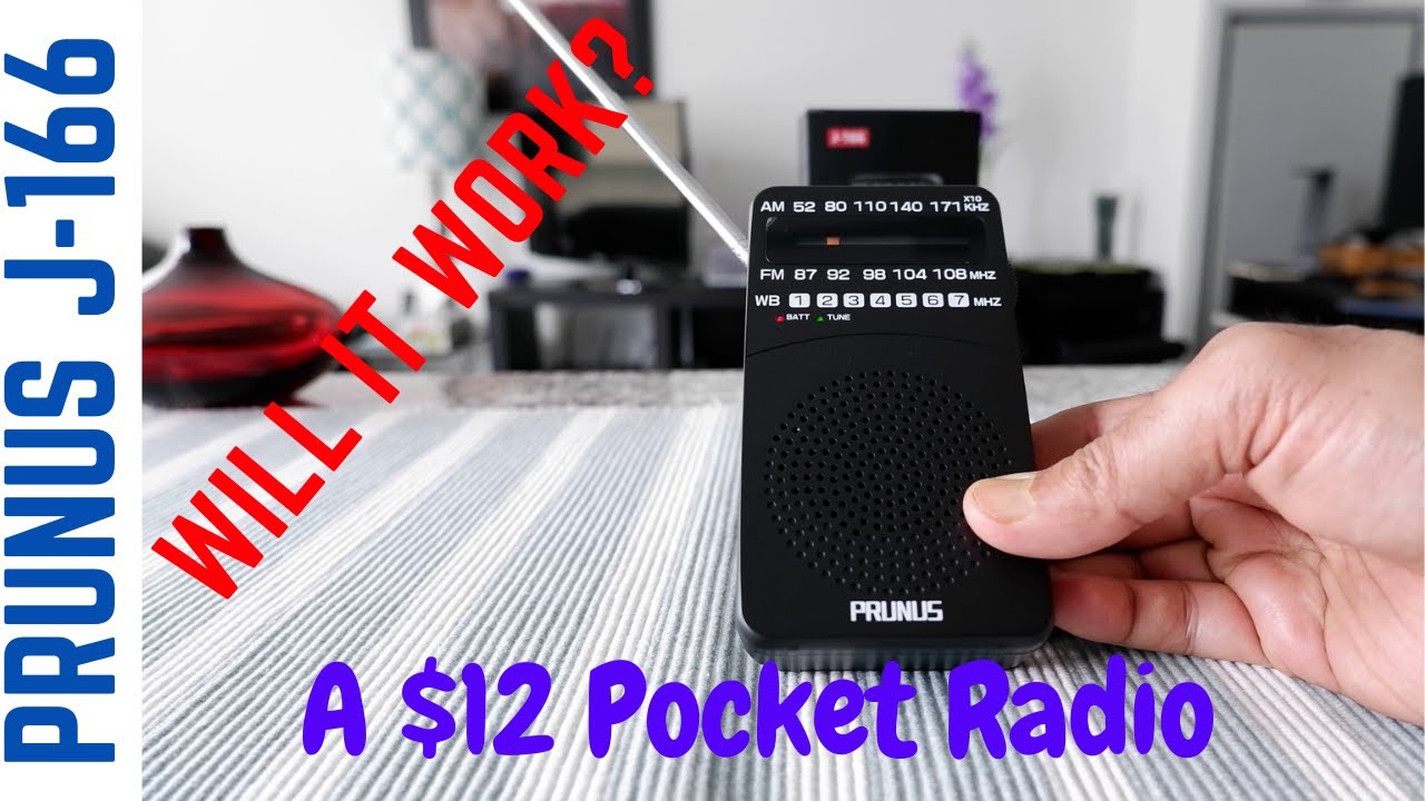 Best Pocket Radio Under 20 Top Pocket Radio PRUNUS J166 Portable Radio AMFM NOAA Weather