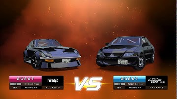 WMMT5 PC Lancer Evo 8 RS battle #44 - New Belt Line NIGHT (2 way)