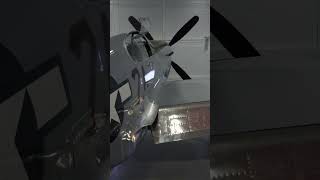 P51C Doug inspects the repairs  #aircraftcrew #aviation #aircraftpilot #history #pilot