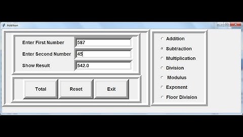 How to Create a Simple Calculator With Basic Mathematical Operators in Python - Full Tutorial