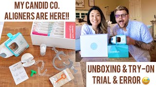 My Candid Aligners Arrived!! (Candid Unboxing & Try-On with Hubby)