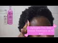 APHOGEE TWO STEP PROTEIN TREATMENT on 4C HAIR | Restore & strengthen your hair