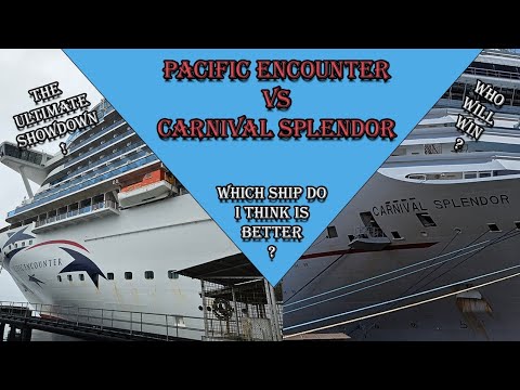 Pacific Encounter vs Carnival Splendor. Which Cruise ship Reigns Supreme? Video Thumbnail