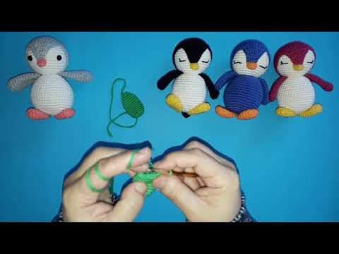 Amigurumi penguen yapımı penguen kanat yapılışı amigurumi penguen yapılışı -5