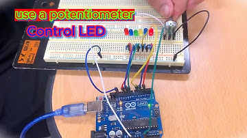 DIY Use a potentiometer 10k control led using Arduino UNO #diy #electronics #electronicproject