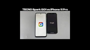 TECNO Spark Go 1 vs iPhone 11 Pro - Speed TEST